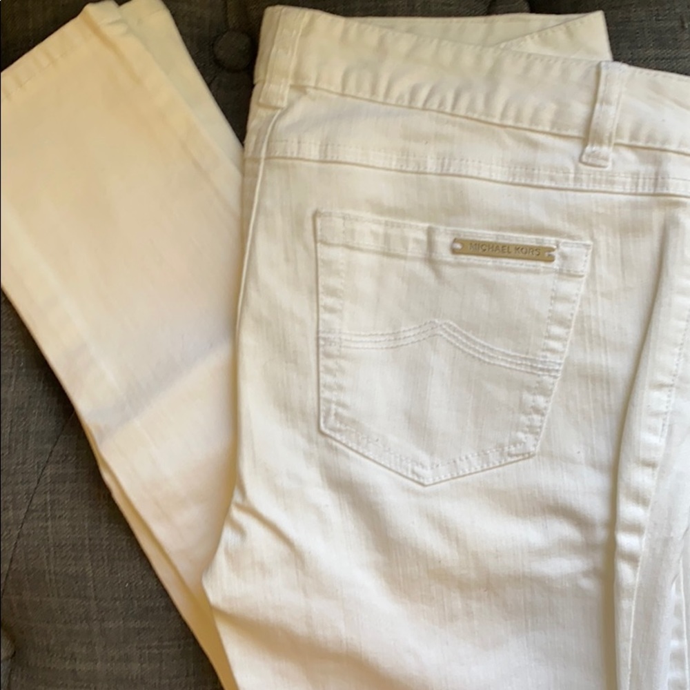 Michael Kors white skinny jeans size 4